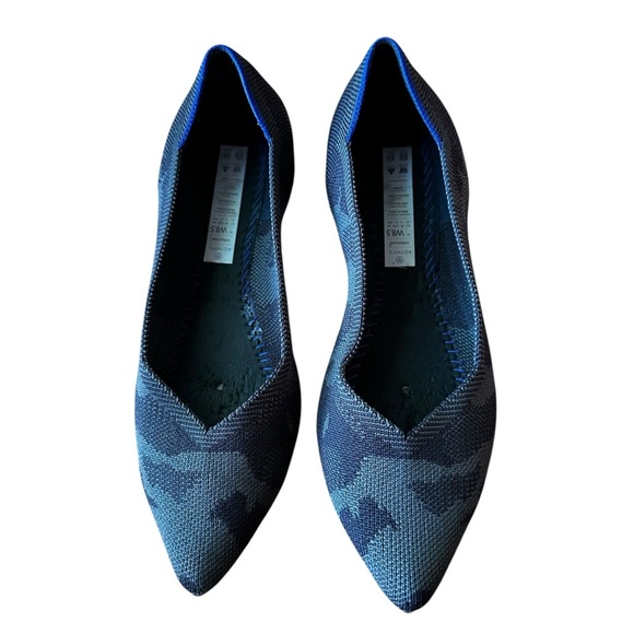 Rothy's Shoes - Rothy's Blue Patterned Flats